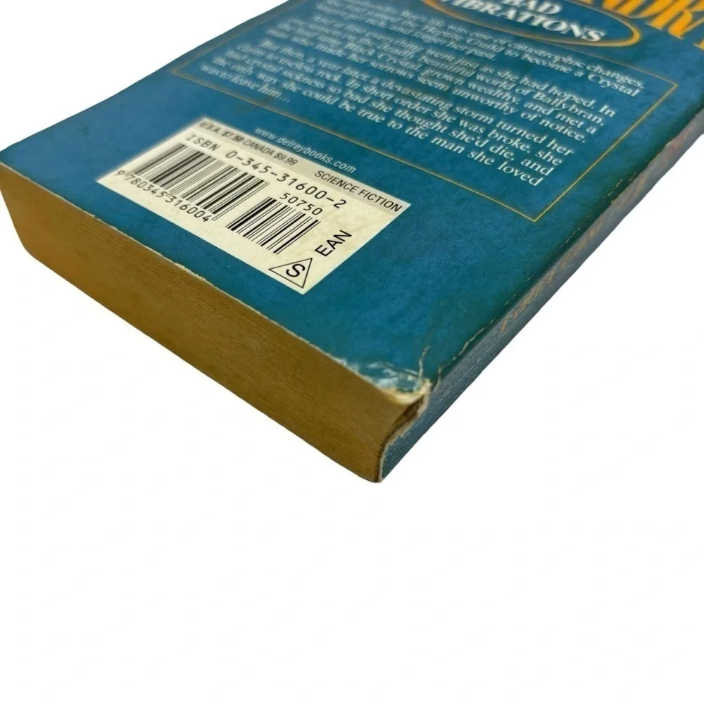 Anne McCaffrey Vintage Paperback Books Bundle of 3 Crystal Singer Series Books‎